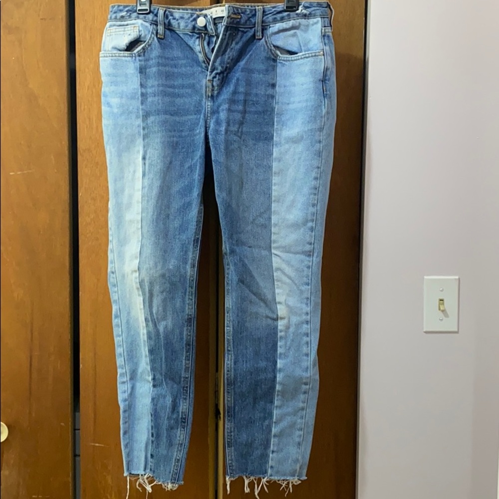 Multi colored jeans